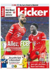 :  Kicker Sportmagazin No 21 vom 09 März 2023