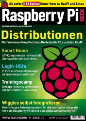 : Raspberry Pi Geek Magazin No 04-05 April-Mai 2023
