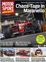 : Motorsport Aktuell Magazin No 14 vom 15  März 2023
