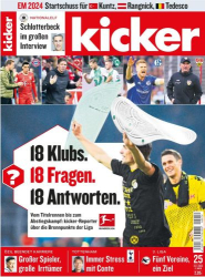 : Kicker Sportmagazin No 25 vom 23  März 2023
