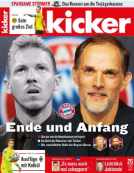 : Kicker Sportmagazin No 26 vom 26  März 2023
