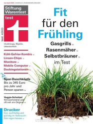 :  Stiftung Warentest Testmagazin April No 04 2023