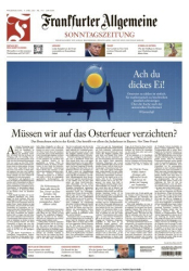 :  Frankfurter Allgemeine Sonntagszeitung vom 09 April 2023
