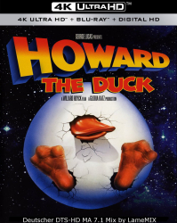 : Howard the Duck Ein tierischer Held 1986 German DTSD 7 1 DL 2160p BluRay UHD HEVC HDR REMUX - LameMIX