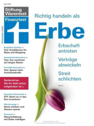 :  Stiftung Warentest Finanztest Magazin Mai No 05 2023