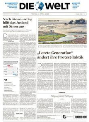 :  Die Welt vom 21 April 2023