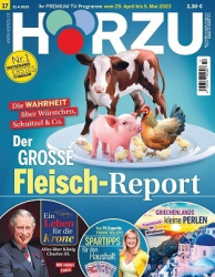 :  Hörzu Fernsehzeitschrift No 17 vom 21 April 2023