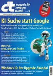 :  ct Magazin für Computertechnik No 10 vom 22 April 2023