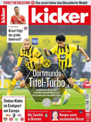 : Kicker Sportmagazin No 35 vom 27  April 2023
