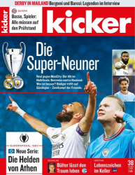 : Kicker Sportmagazin No 38 vom 08  Mai 2023
