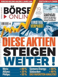 : Börse Online Finanzmagazin No 19 vom 11  Mai 2023
