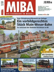 :  Miba Die Eisenbahn im Modell Magazin Juni No 06 2023