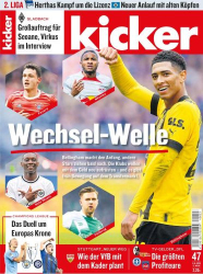 : Kicker Sport Magazin No 47 vom 08  Juni 2023
