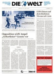 :  Die Welt vom 16 Juni 2023