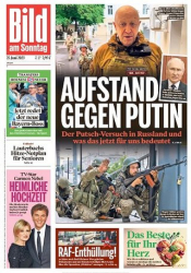 :  Bild am Sonntag vom 25 Juni 2023