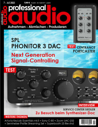 : Professional Audio Magazin No 07 Juli 2023
