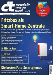 : c't Magazin fur Computertechnik - 30 Juni 2023