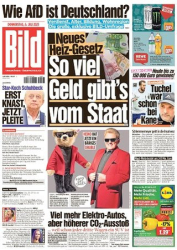 :  Bild Zeitung vom 06 Juli 2023