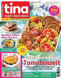 : Tina Koch und Backideen Magazin August No 08 2023
