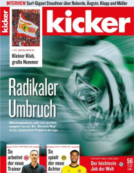 : Kicker Sportmagazin No 56 vom 10  Juli 2023
