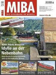 :  MIBA Die Eisenbahn im Modell No 08 2023