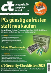 : c't Magazin für Computertechnik - 15 Juli 2023