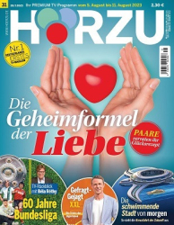 :  Hörzu Fernsehzeitschrift No 31 vom 28 Juli 2023