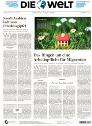 : DIE WELT - 1. August 2023