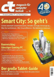 :  ct Magazin für Computertechnik No 19 vom 12 August 2023