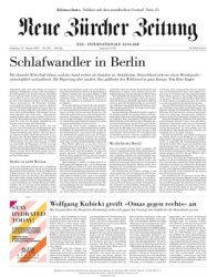 : Neue Zurcher Zeitung International - 12. August 2023