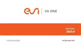 : ESI VA ONE 2023.0