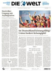 :  Die Welt vom 21 August 2023