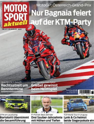 : Motorsport Aktuell Magazin No 37 vom 23  August 2023
