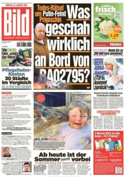 :  Bild Zeitung vom 25 August 2023