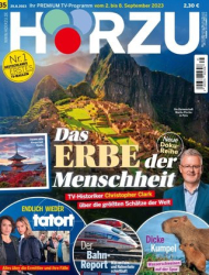 :  Hörzu Fernsehzeitschrift No 35 vom 25 August 2023