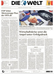 :  Die Welt vom 28 August 2023