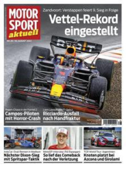 :  Motorsport Aktuell Magazin No 38 vom 30 August 2023