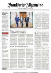 :  Frankfurter Allgemeine  Zeitung  vom 31 August 2023