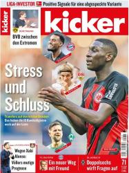 : Kicker Sportmagazin No 71 vom 31  August 2023
