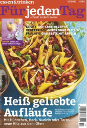 :  Essen & Trinken Für jeden Tag Magazin Oktober No 10 2023