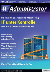 :  IT-Administrator Magazin September No 09 2023