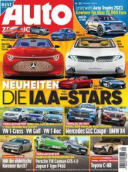 :  Auto Zeitung Magazin No 20 vom 13 September 2023