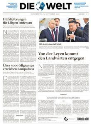 :  Die Welt vom 14 September 2023