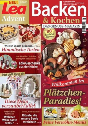 : Lea Advent Backen und Kochen Magazin No 01 2023
