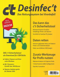 : c't Magazin für Computertechnik Sonderheft (Desinfect) No 03 2023
