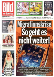 : Bild am Sonntag - 24 September 2023