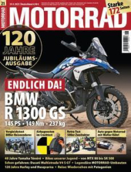 :  Motorrad Magazin No 21 vom 29 September 2023