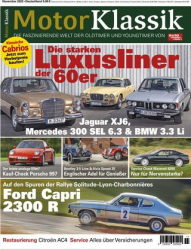 :  Motor Klassik Magazin November No 11 2023