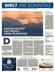 : WELT AM SONNTAG - 08. Oktober 2023