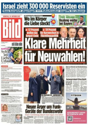 :  Bild Zeitung vom 10 Oktober 2023